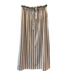 NEW PLANET SEA girls' runway long skirt cover-up in chocolate
